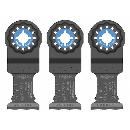 Oscillating Blade,Carbide,4 in. L,PK3