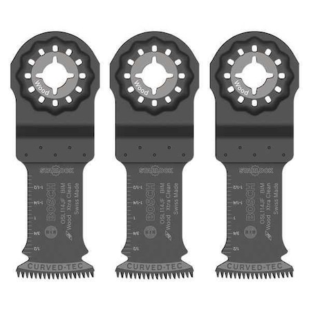 Oscillating Blade,Bi-Metal,4 in. L,PK3