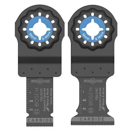 Oscillating Accessory Set,4 in. L,PK2