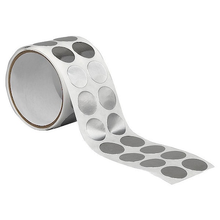 Foil Tape,1 In.,Shiny Silver,PK250