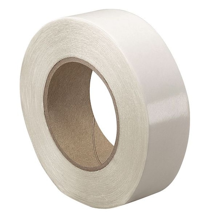 Double-Sided Splicing Tape, 1/2 in W, 36 yd L, 8.5 mil, Vinyl Film, Double-Sided