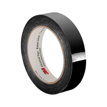 Electrical Tape, Black, 72 yd L, 1/2 in W