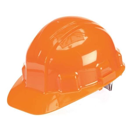 Hard Hat, Sentry III*, Polyethylene, 6 Point Ratchet, Type 1, Class E, Hi-Vis Orange