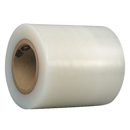 Surface Protection Tape, 12 in W x 600 ft L, 2 mil Thick, Transparent, Acrylic Adhesive