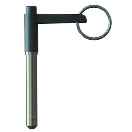 Ball Lock Pin L Hndle,5/16 X 2.0 Grip,SS