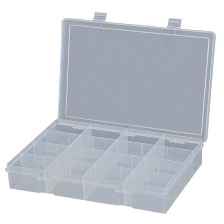 Compartment Box with 16 compartments, Plastic, 2-5/16" H x 13-1/8 in W