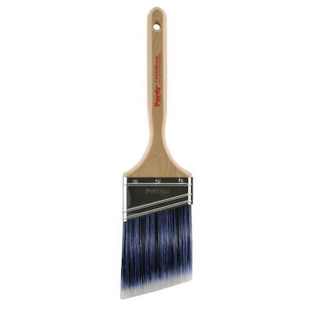 3" Angle Sash Firm, Nylon/Polyester Bristle, Paint Brush, Hardwood Handle