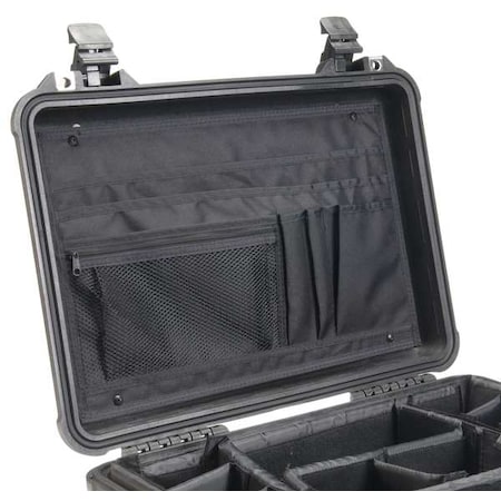 Black Ballistic Nylon Lid Organizer, 20 in W, 11" H