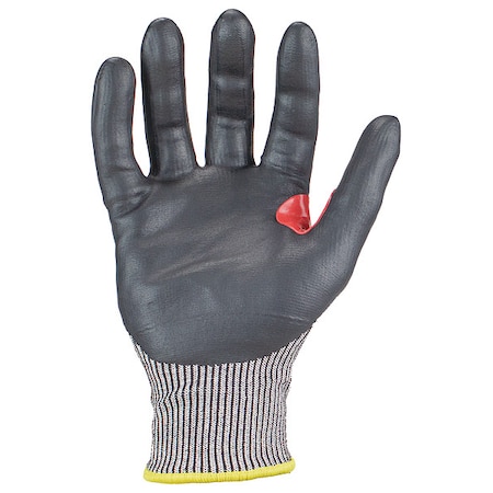 Cut-Resistant Coated Gloves, Cut Level A6 ,Dipped ,Foam Nitrile ,Sandy ,M 1 PR