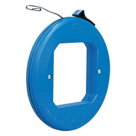 Fish Tape,1/8 In x 50 ft,Blued Steel