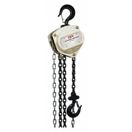 Hand Chain Hoist With 10ft Lift, 1-Ton