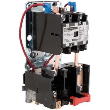 Nonreversing Definite Purpose Magnetic Motor Starter, No Enclosure NEMA Rating, 208 to 240V AC