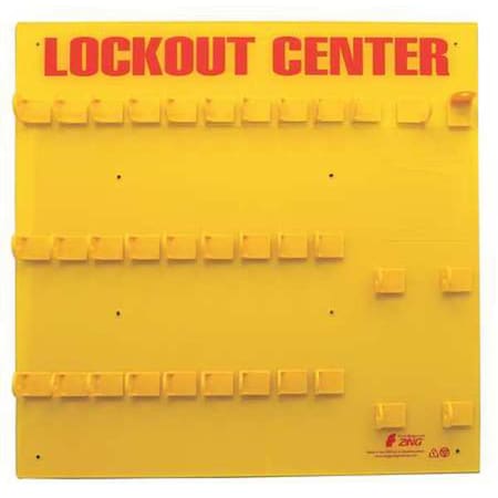 Lockout Board,Unfilled,23-1/2 In W