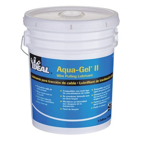 Wire Pulling Lubricant,5 gal Bucket,Blue