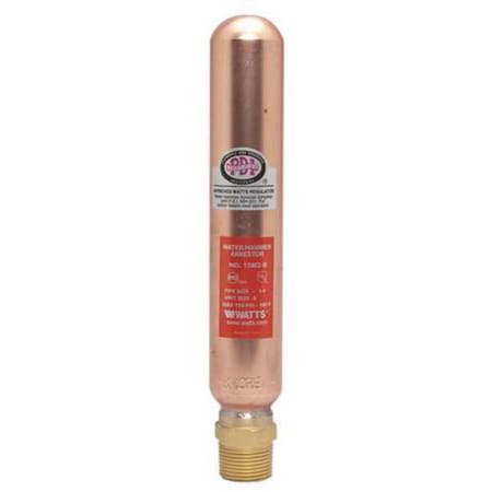 Water Hammer Arrestor,3/4 In MNPT,Copper