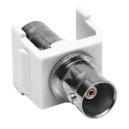 Coupler,BNC Connector,Pass Thru,F/F,Wht