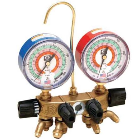 Manifold Gauge, 4-Valve