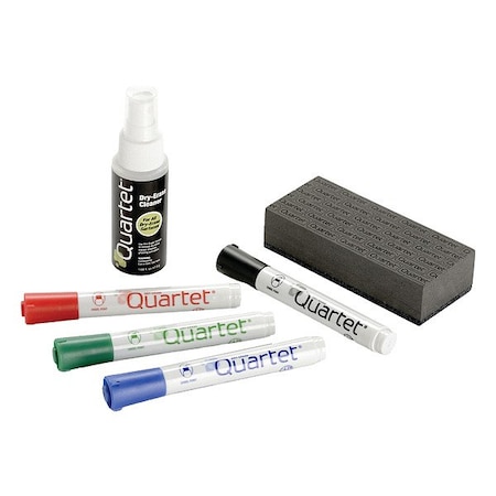 Dry Erase Marker and Eraser Set,PK4