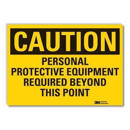 Caution Sign,10 in. H,Vinyl