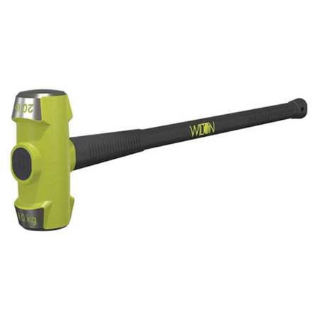 Sledge Hammer,20 lb.,36 In,Rubber/Steel