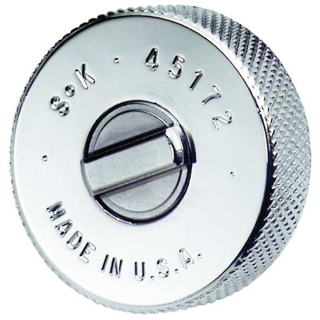 3/8" Drive 36 Geared Teeth Round Thumbwheel Ratchet, SuperKrome Plating