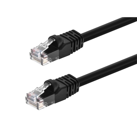 Ethernet Cable,Cat 6,Black,2 ft.