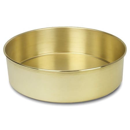 Pan,Brass,12 In Dia,3 1/2 In D