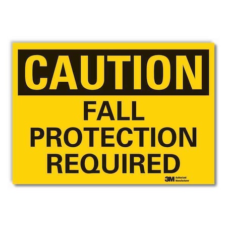 Caution Sign,7 in. H,Vinyl, LCU3-0292-RD_10x7