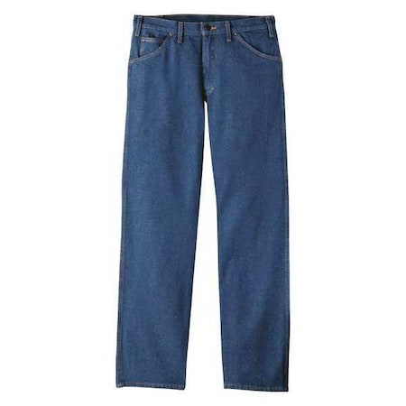 Men's Relaxed Pocket Jeans, 34 in, Blue, Cotton
