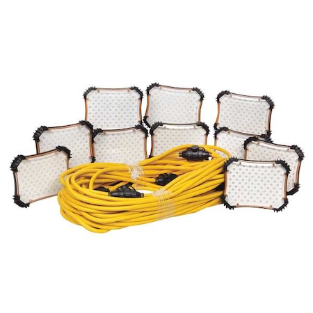 CEP 2500 Lumens, LED Yellow Temporary String Light