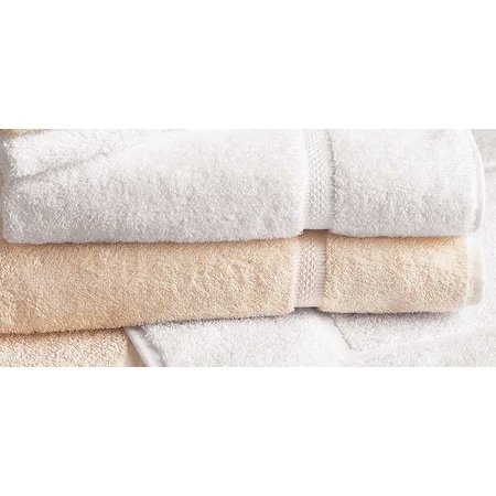 Bath Towel,27 x 54 In,Ecru,PK12