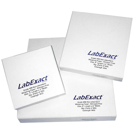 Weighing Paper,3 In. L,3 In. W,PK500