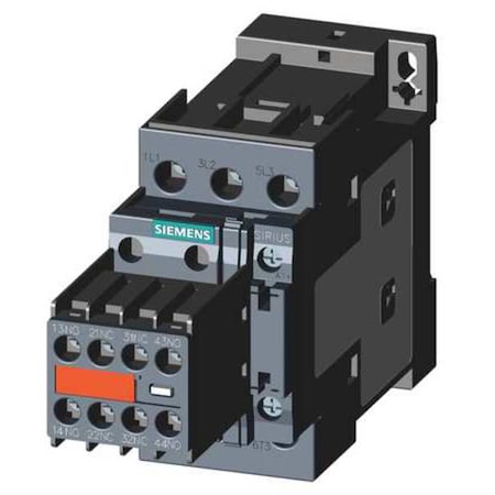 IEC Magnetic Contactor, 2NC/2NO, 110V-120V AC, 3 P, Non-Reversing, Screw