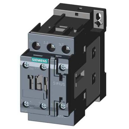 IEC Magnetic Contactor, 1NC/1NO, 24V DC, 3 P, Non-Reversing, Screw
