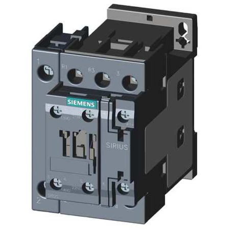 IEC Magnetic Contactor, 1NC/1NO, 110V-120V AC, 4 P, Non-Reversing, Screw