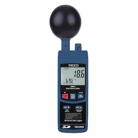 Heat Stress Monitor,LCD,6 AA Battery