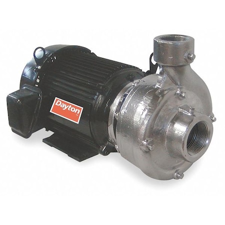 Stainless Steel 10 HP Centrifugal Pump 208-230/460V