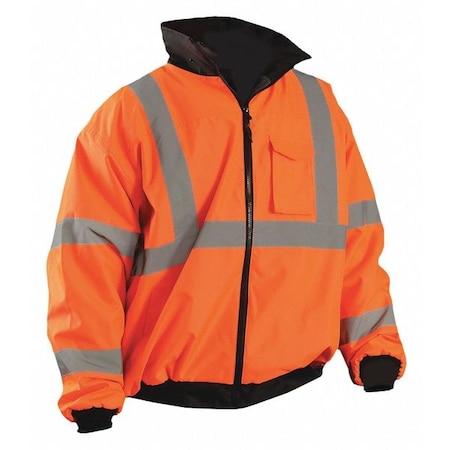 Jacket, Polyester, Class 3 R, Orange, XL
