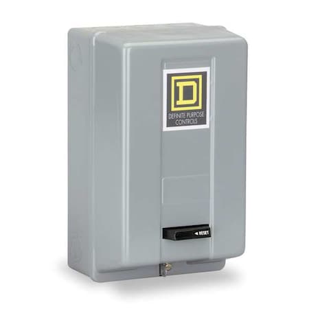 Nonreversing Definite Purpose Magnetic Motor Starter, 1 NEMA Rating, 240V AC, 3 Poles