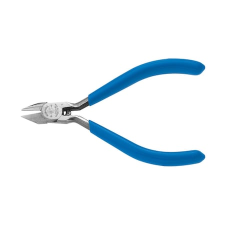 4 1/4 in Precision Diagonal Cutting Plier Flush Cut Pointed Nose Uninsulated