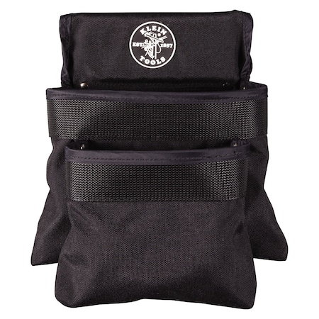 Black Ballistic Nylon 2 Pockets, 5702