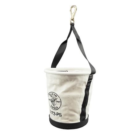 Bucket Bag, Natural, Canvas, 15 Pockets