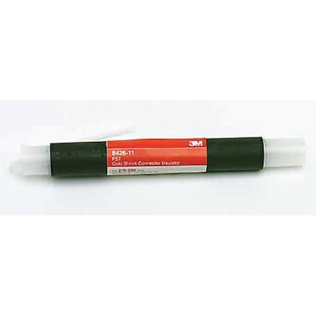 Cold Shrink Tube, Medium Wall, Not Rated I.D. Shrink Ratio, 1.18 in I.D. Before Shrinking, Black