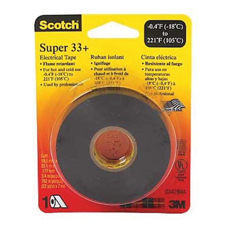 ElectricalTape,Blk,14-5/8ydL,PK100
