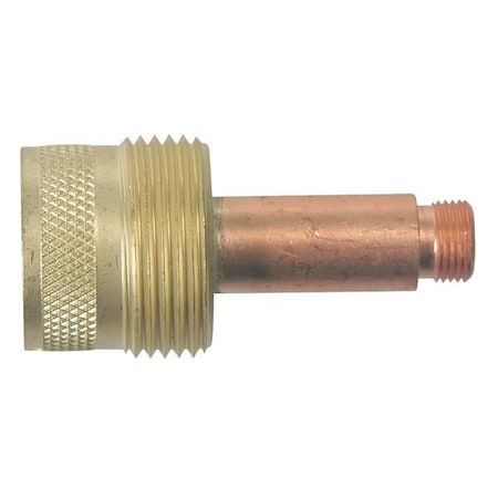 Gas Lens, Copper/Brass, 1/8 In, PK2