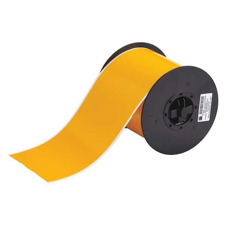 Tape, Yellow, Labels/Roll: Continuous