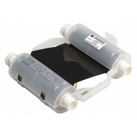 Label Printer Ribbon, B30 Series, Black, 4.33 in W x 200 ft L