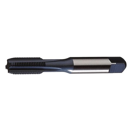 Straight Flute Hand Tap, 1/4"-28, Semi-Bottoming, 4 Flutes, UNF