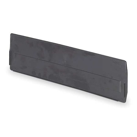 Black, Plastic Divider, 6 PK