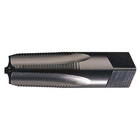 Pipe Tap, 1/8"-27, Taper, 4 Flutes, NPT